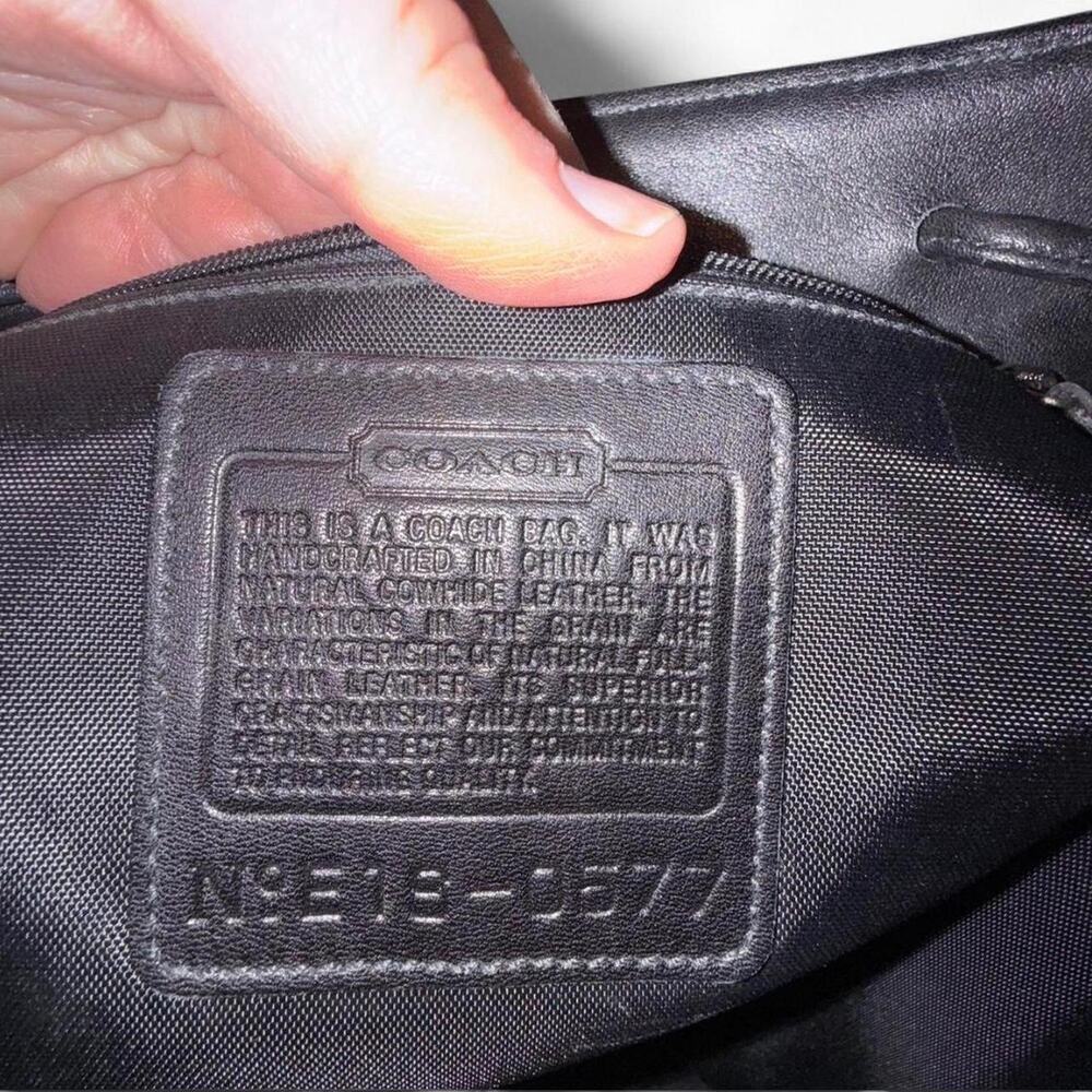 Vintage coach large classic drawstring - Picture 8 of 8